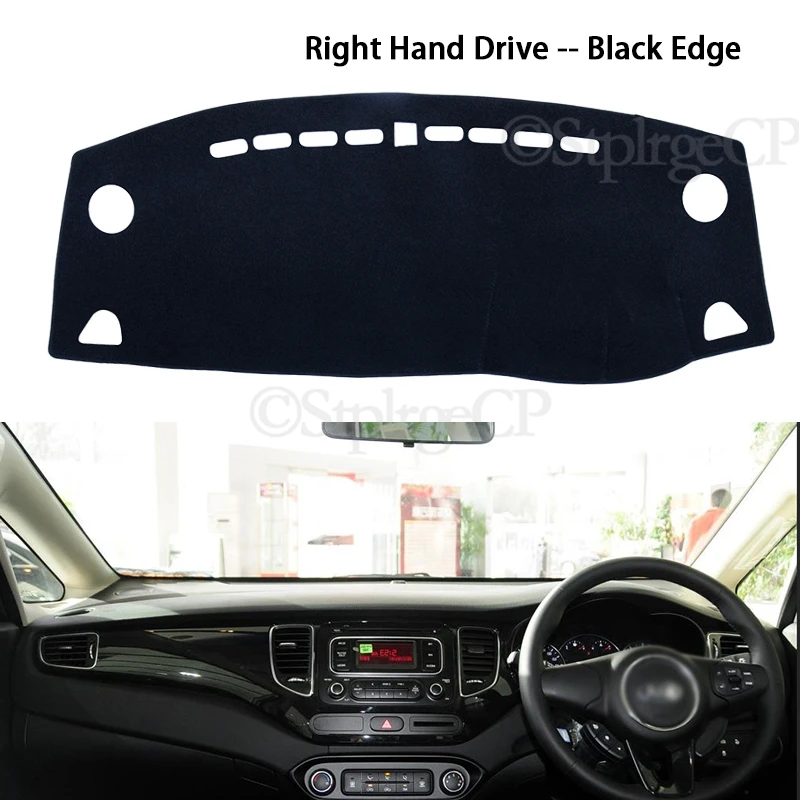 Sunshade Dashmat Carpet Car Accessories 2014 2015 2016 2017 2018 for KIA Carens 2013~2019 RP Anti-Slip Mat Dashboard Cover Pad