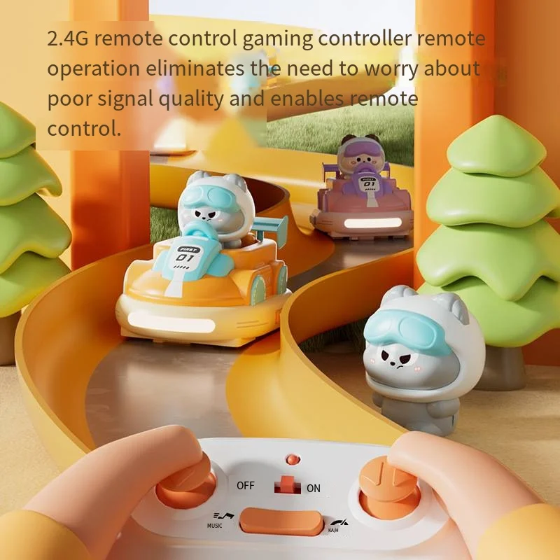 New Product RC Bumper Drift Kart Remote Control Racing Bumper Car Multiplayer Interactive Competitive Toy Birthday Gift