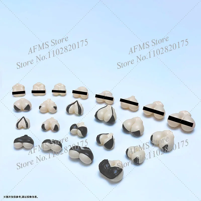 1/12 البدلة المتنقلة فتاة الوجه الشعر القدم الصدر استبدال أجزاء ملحق ل 6 بوصة DIY بها بنفسك الجمعية عمل الشكل الجندي دمية نموذج #6