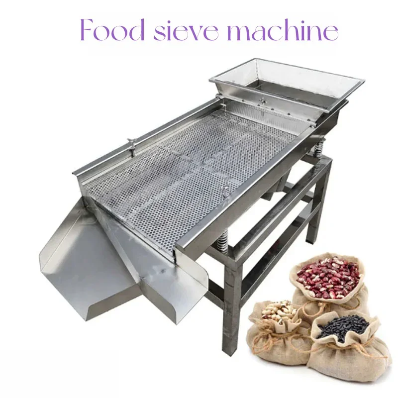 80*30cm Food sieve machine single sieve  vibrating electric screen packing machine Large granular material screening machine