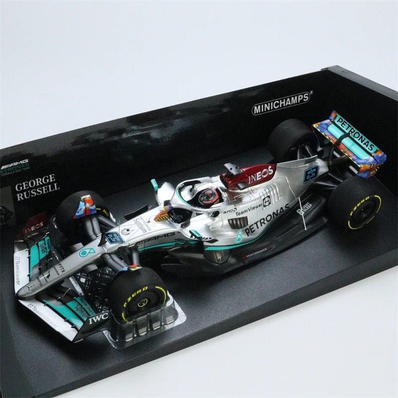 MINICHAMPS 1:18 2022 F1 MB PETRONAS W13 E PERFORMANCE MIAMI Diecast Model Car