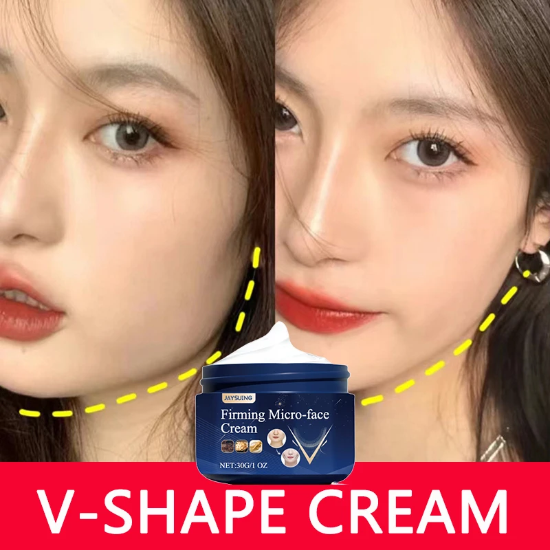 

V-Face-lift Slimming Cream Slimming Firming V-Shape Removal Masseter Muscle Double Chin Face Fat Burning Anti-aging Products 30g