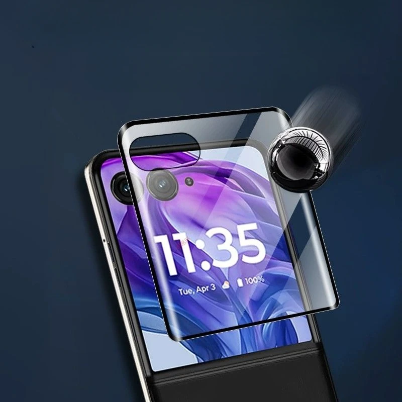 For Motorola Moto Razr 50 Ultra 50s Razr+ 2024 Razr50 3D Curved Tempered Glass Screen Protector Clear Full Cover Protective Film