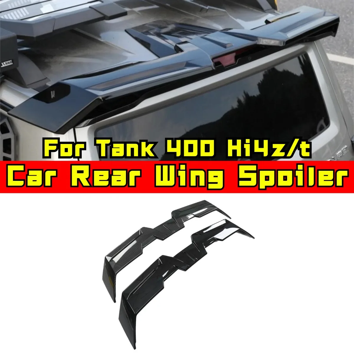 For Tank 400 Hi4z/t Car Rear Roof Spoiler Wing Modification Part Rear Roof Spoiler Wing Car Accessories Exterior Part