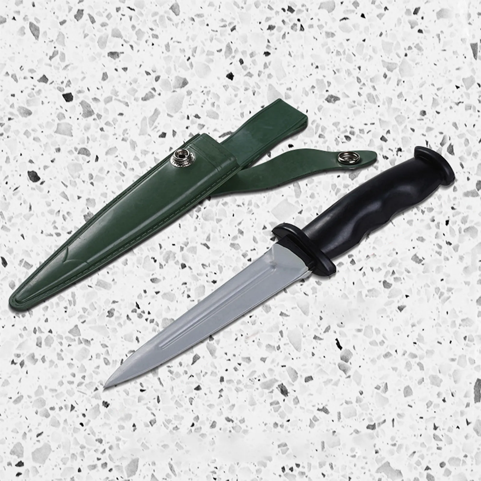 Trick Dagger Fake Knife Rubber Tongue Retractable Blade Fun Joke Prank Halloween Prop April Fools \' Day Party Performance Toys