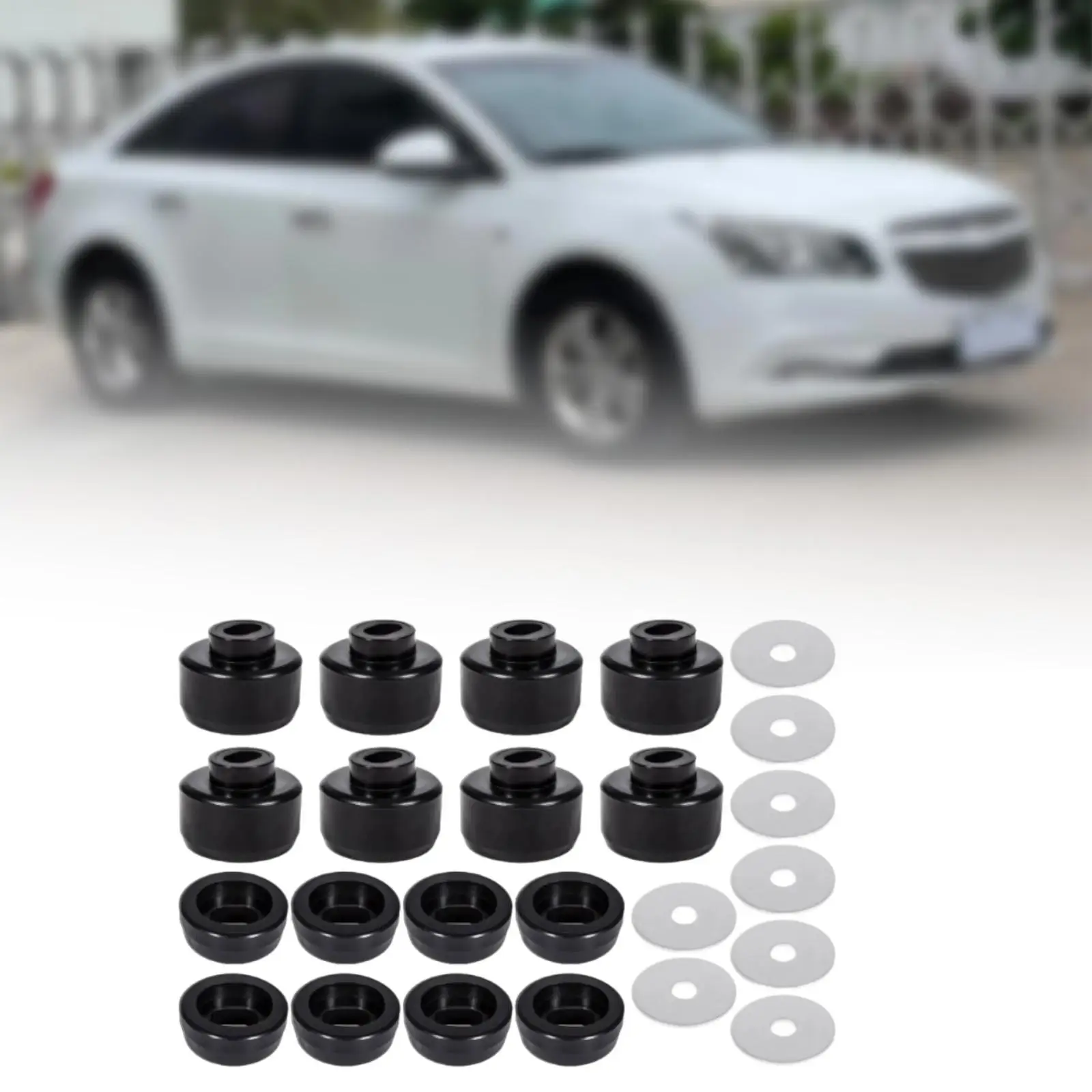 Body and Cab Mount Bushing Kit EC-7-141bcmbk-24Pcs Practical Replacement for GMC