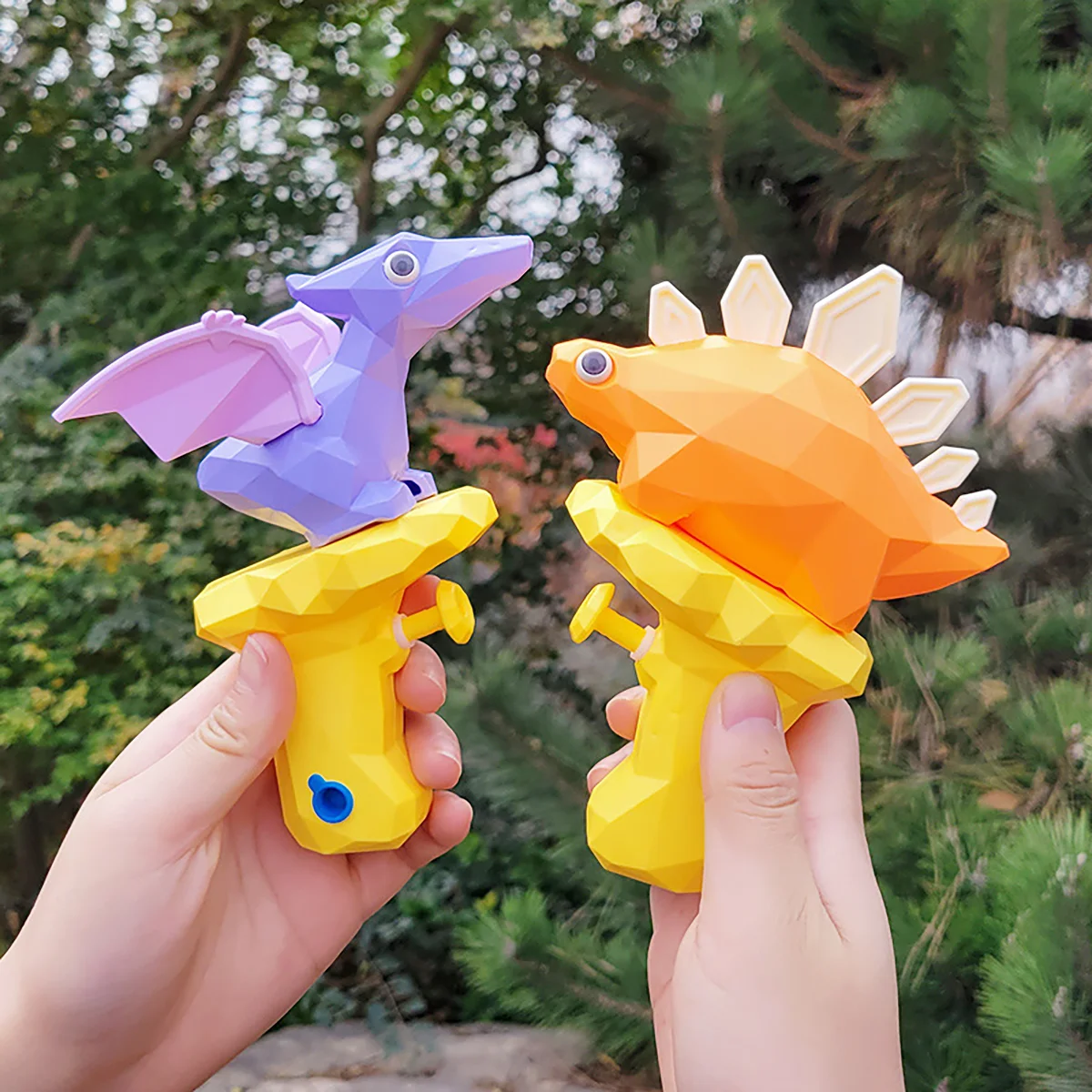 Dinosaur Water Gun Toy For Kids Boys Girls Cute 3D Cartoon Tyrannosaurus Press Water Spray Gun Summer Outdoor Beach Garden Bath