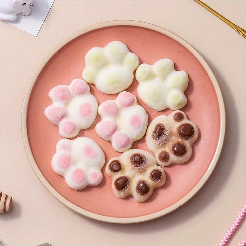 1pc Cat Paw Ice Mold, Easy Release Tray for Popsicles, Candy, Chocolate, Food Grade, Non-Stick, Reusable, DIY Baking