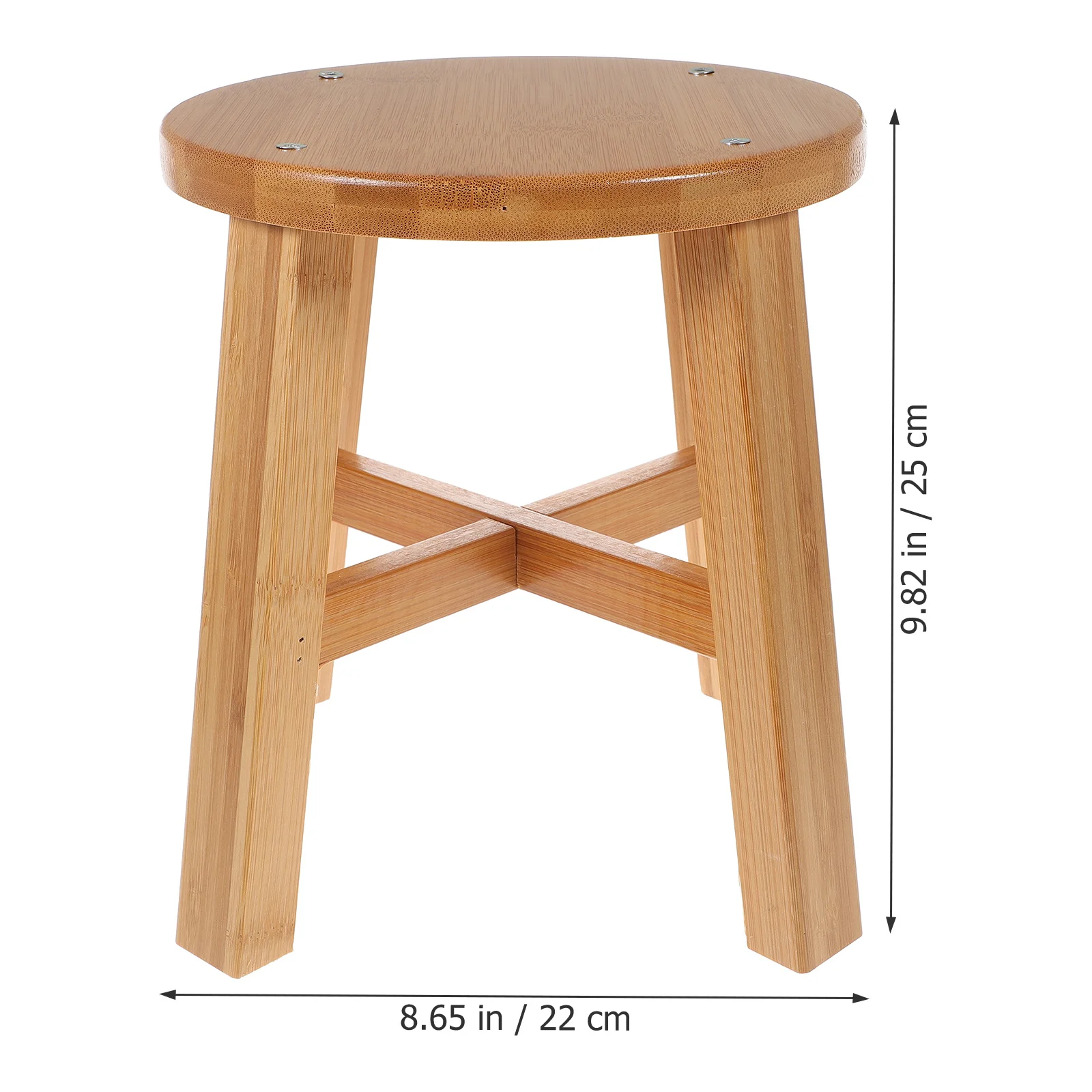1Pcs Bambus Hocker Massivholz Nicht-Slip Kinder Hocker Badezimmer Fußhocker Braun Haushalts Möbel Haushalts Liefert