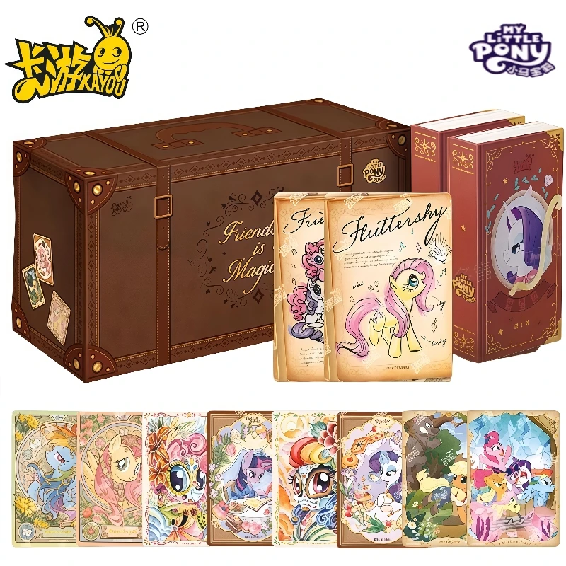 KAYOU Genuine My Little Pony: Friendship Is Magic Star Box Series Card Anime Peripheral Collection Flash Card Toy Gift
