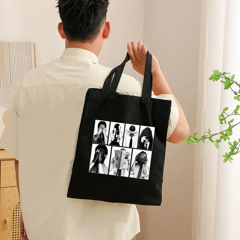 Modische Tragetasche, große Kapazität, multifunktionale Einkaufstasche aus Segeltuch, Arirang 2.0 World Tour 2026, Kpop-Fan-Geschenk – Detail 3