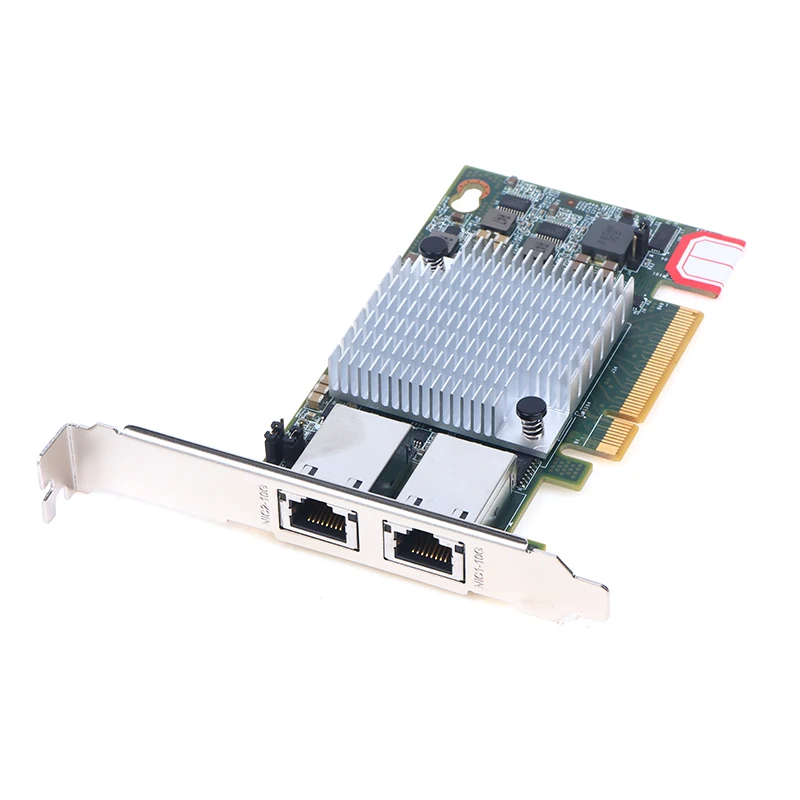 10G Double Port Server Ethernet Card X540-T2 PCIE-X8 Network Extend Adapter 2Port 10 Gigabit RJ45 Wire PC LAN Controller PCIEX16