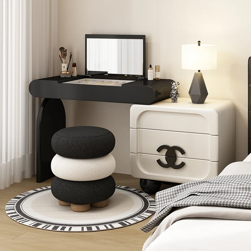 

Wood Dresser Makeup Vanities Bedroom Dressing Table Room Cabinets Simple Modern Comfortable Tocador Maquillaje House Furniture