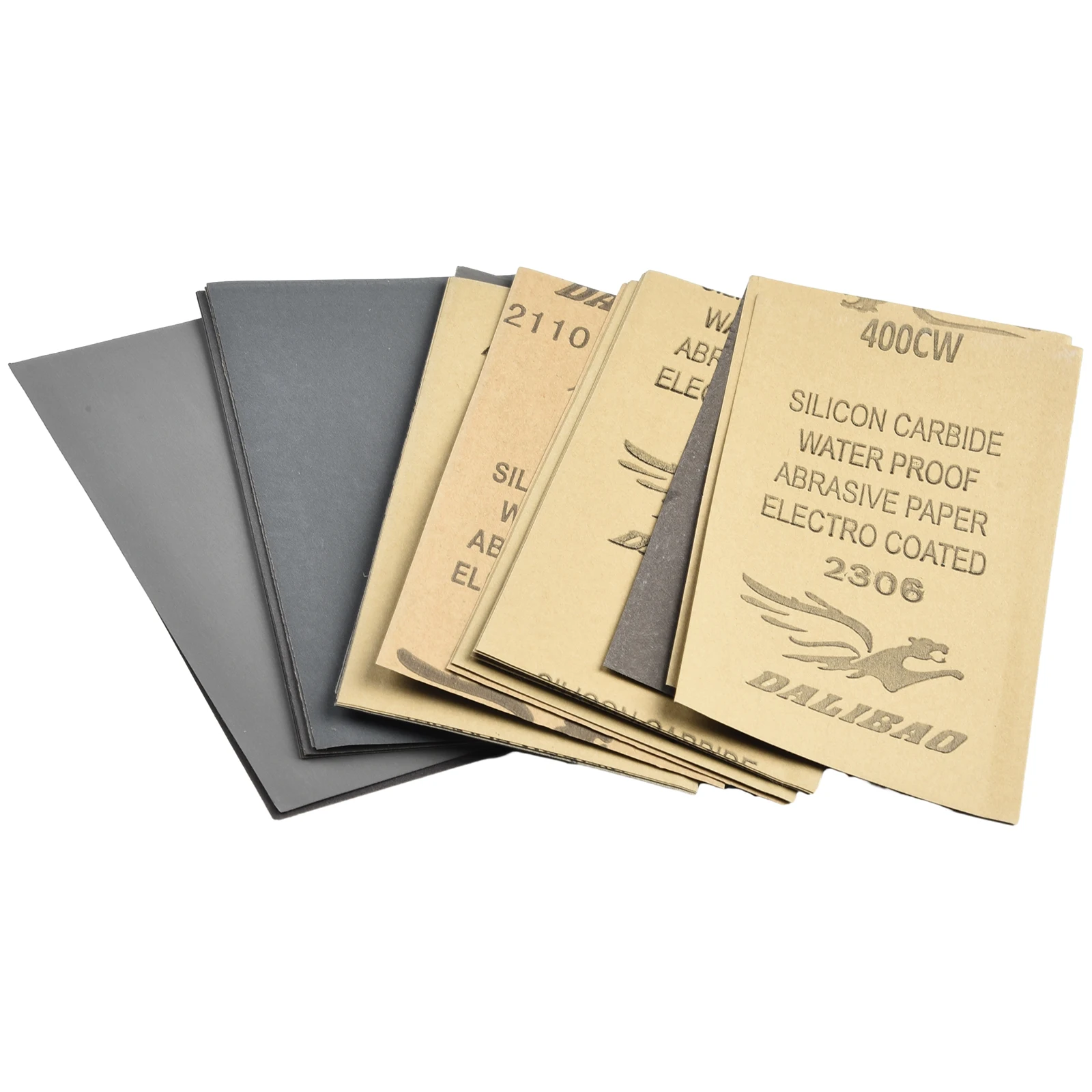 30pcs Wet Dry Sandpaper Set 400 600 3000 800 1000 1200 1500 2500 Grit Sanding Tools For Glass Wood Paint Sanding Rust Removal