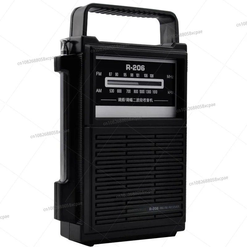 Original R-206 Radio FM / MW High Sensitivity Radio Receiver R206 Digital Receiver