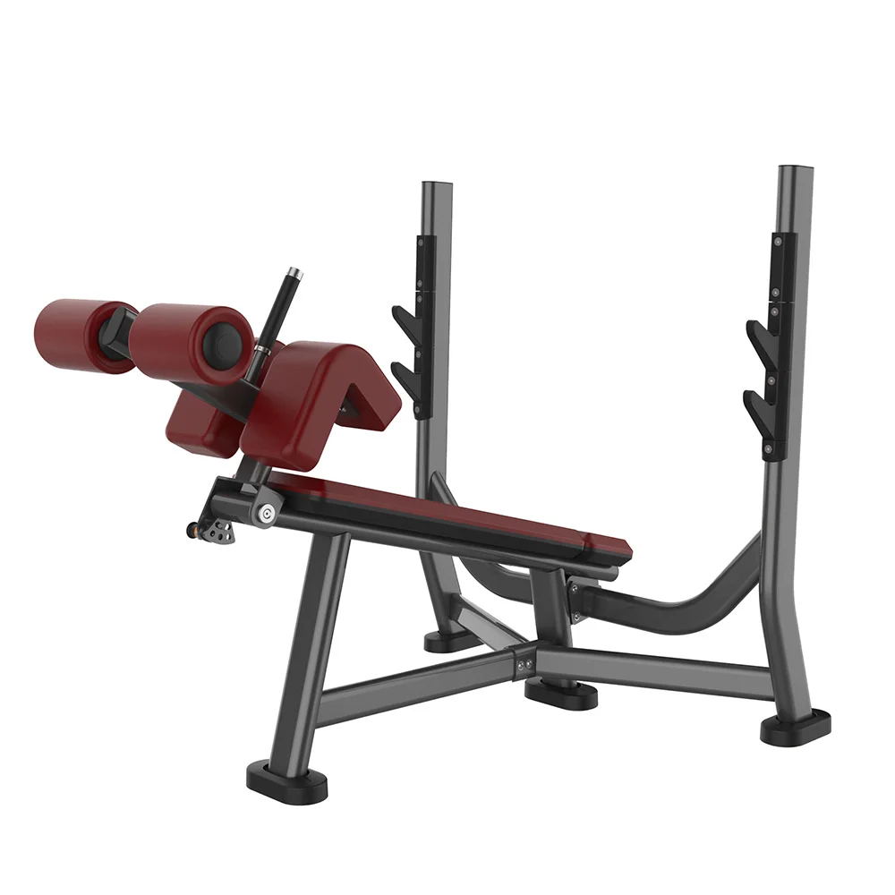 

Gym Equipment Strength Training Professional Fitness Adjustable Downward Push Chest Exercise Decline Bench Press Rack
