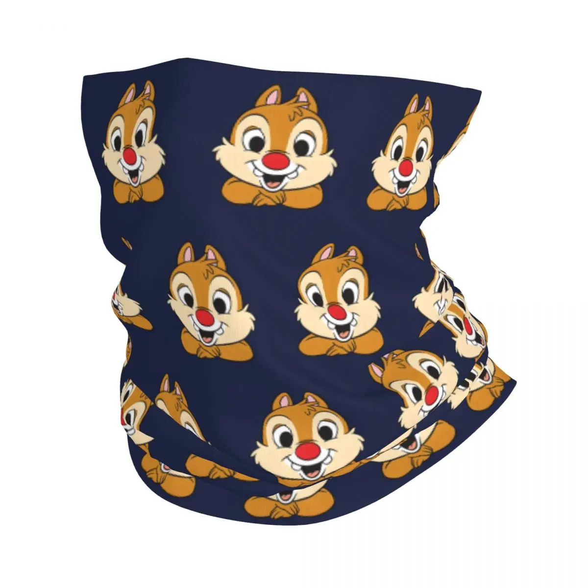 Dale Metal Print Bandana Nek Cover Motorclub Disney Chip 'N' Dale Gezicht Sjaal Wandelen Unisex Volwassen Hele Seizoen