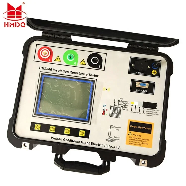 10kV Multi-function High-voltage digital handheld insulation resistance tester /meter/ megohmmeter