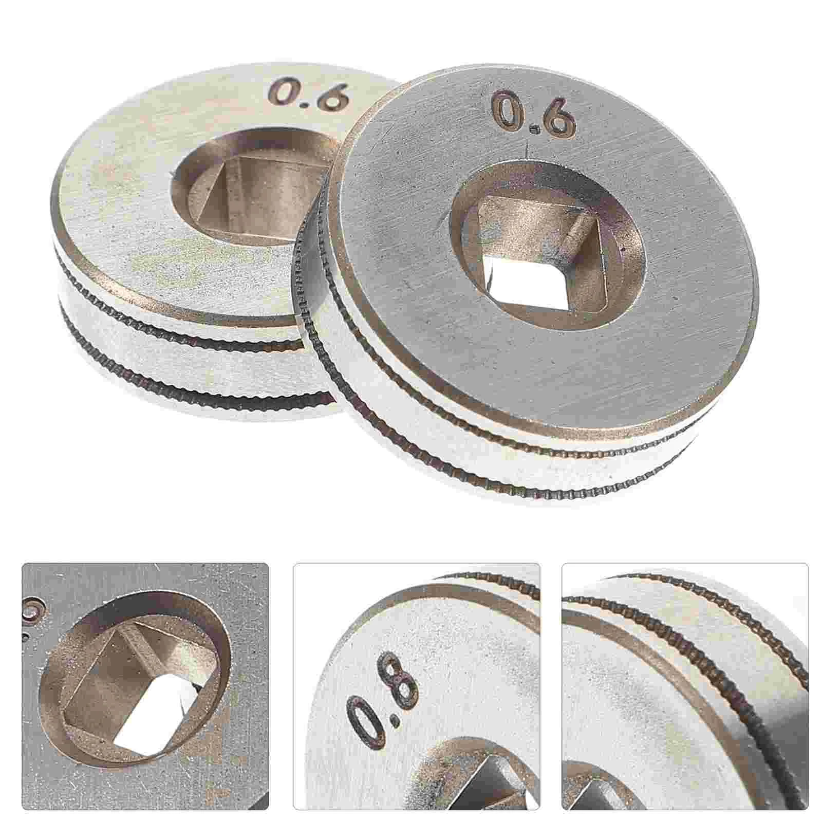 Me Welder Drive Roller Wire Machine Wheels Knurled Groove Mechanical Flux Core Silver