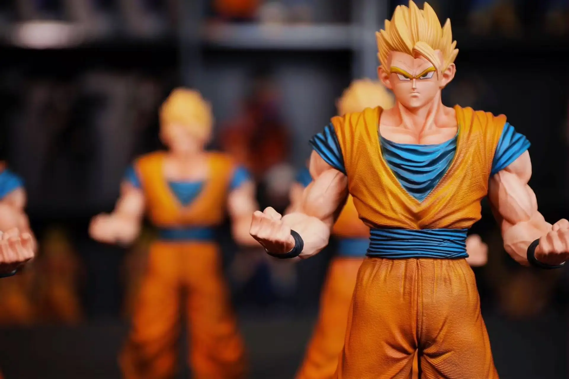 Ct Toy Dragon Ball Z Anime Figur 30 cm Mysterious Goku Super Saiyajin Goku Statue Desktop Display Sammlerfigur Modell Toygift