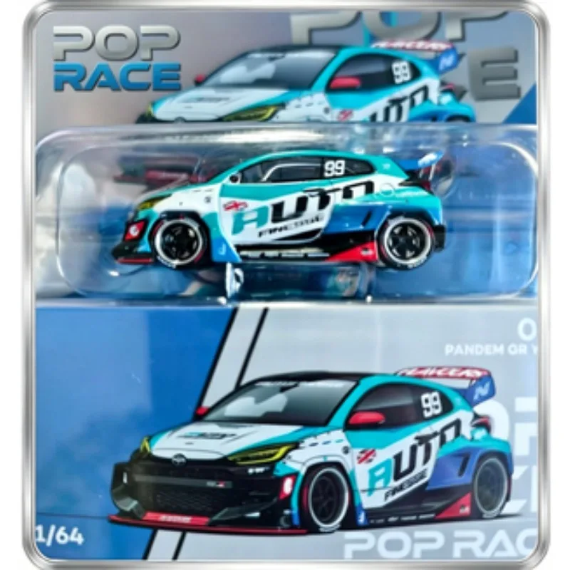 

POP RACE 1:64 Yashili, die-cast alloy model car, boys' gift, high-end static collection piece for adults, festive creative gift.