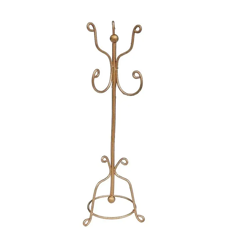 1/12 Simulazione di casa delle bambole Mini Appendiabiti Modello di bambola Casa Camera da letto Appendiabiti Mobili Decor Toy Doll Scena vivente Ornamenti Giocattolo