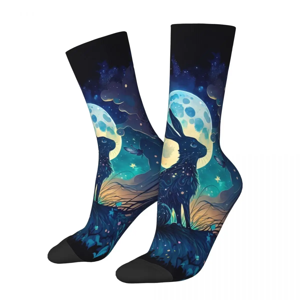 Rabbit Sock Printed Man Polyester