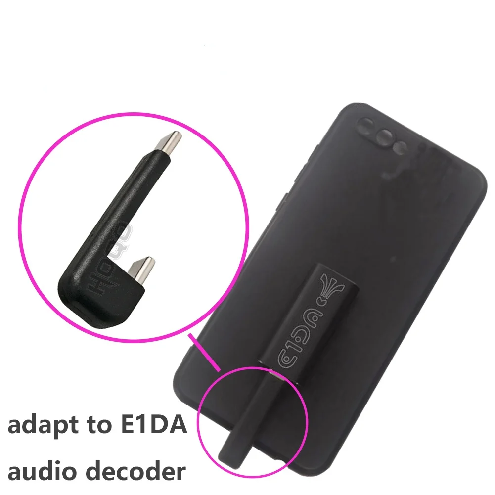 Tipo C Cabo Decodificador Portátil para Telefone, Transmissão de Dados, Carregamento, Adaptador, Hiby FC3, Dispositivo DAC, MQA E1DA, 9038D