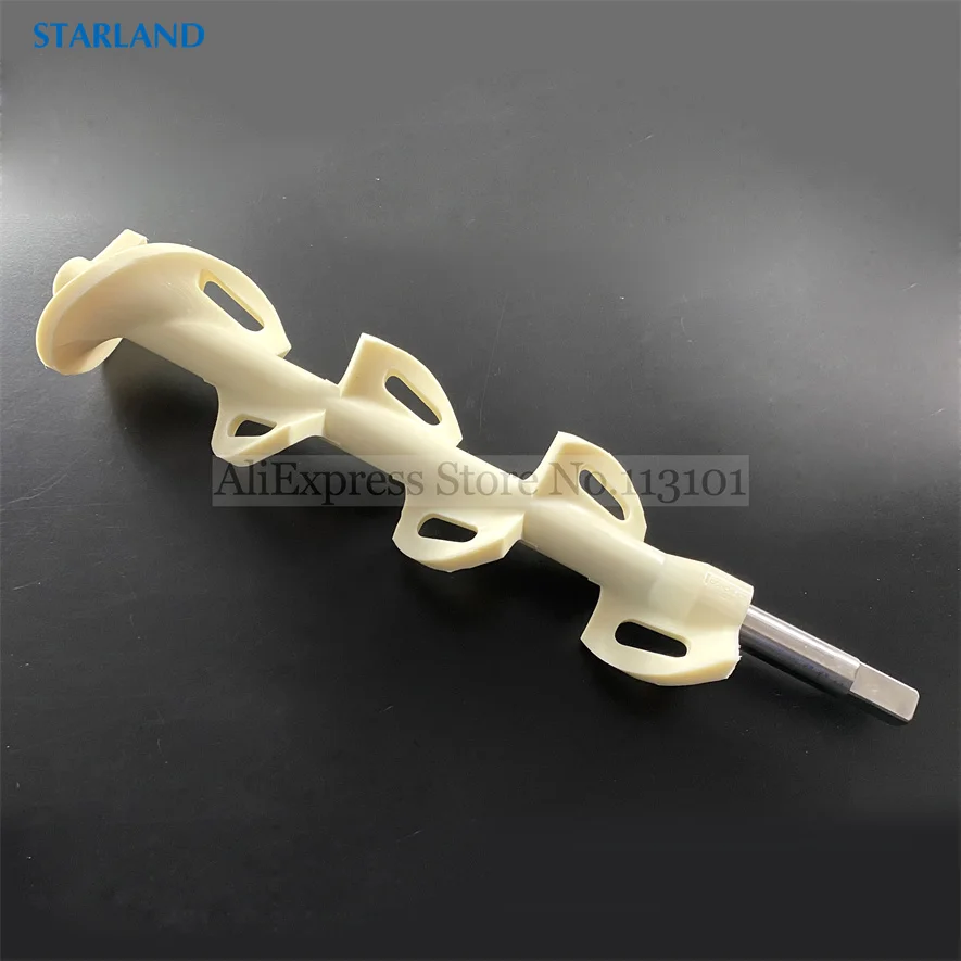 

1 White Beater Rod New Spiral Auger Rod Spare Part Of BKN Soft Ice Cream Machine Replacement 43cm Length 8.4cm Outer Diameter