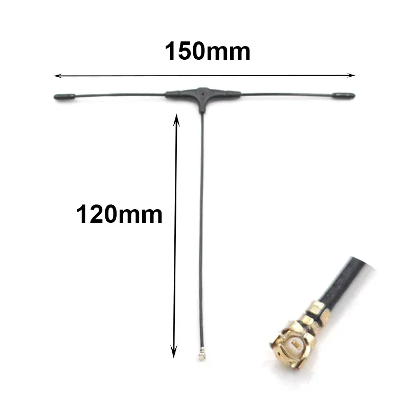 Blacksheep TBS 915 IPEX 1 T-antenna 78mm / 120mm / 220mm for Crossfire Nano Receiver RX CRSF 915/868Mhz Long Range Radio System