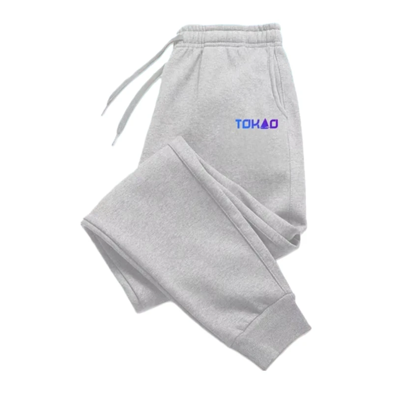 

Comfortable and casual men's and women's long pants, outdoor jogging and fitness pants, drawstring design, street sports pants