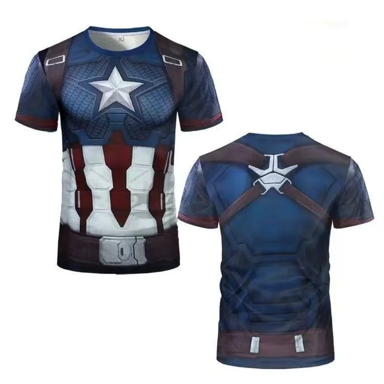 Superhelden-Mode 3D-Druck T-Shirt Schnelltrocknend Schweißabsorbierend Sportlich Bequem Familienoutfit Hochwertig Y2K 2026 – Detail 7
