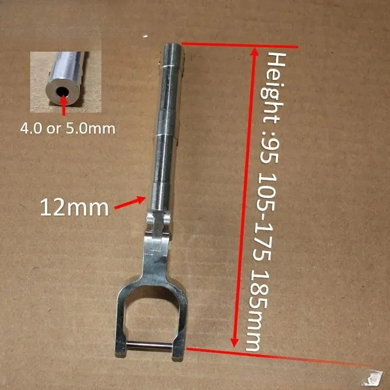 

RC Airplane Part-- Height 95mm-185mm Damping Kneeling Landing Gear Worm Shock Tripod Suitable for 3-5kg RC Models Jet EDF Plane