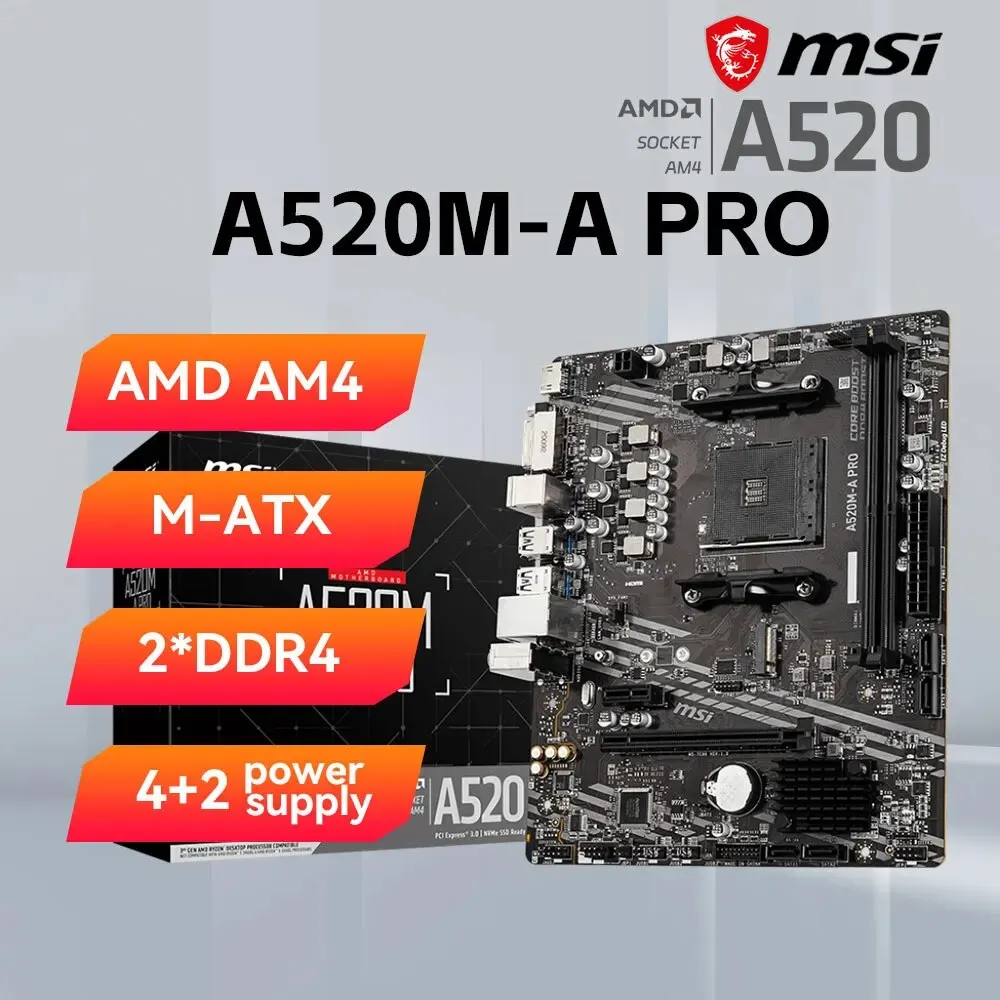 MSI A520M-A PRO Motherboard: Is It the Right Budget Build for AMD