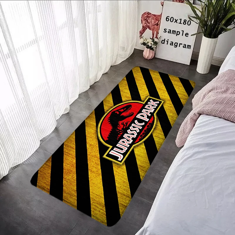 Door Mat Room Jurassic Park Rugs Foot Carpets Bedside Doormat Bath Rug Floor Mats Non-Slip Kitchen Carpet Hallway Mat Home Decor