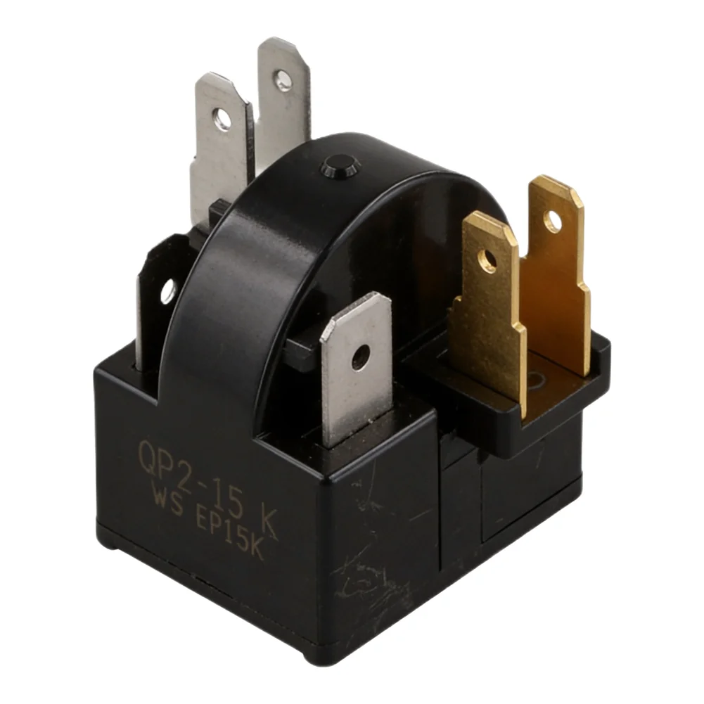Refrigerator Starter Relay 6Pin QP2-15H Featuring Overload Protection for Long-Term Use in Various Refrigeration Units