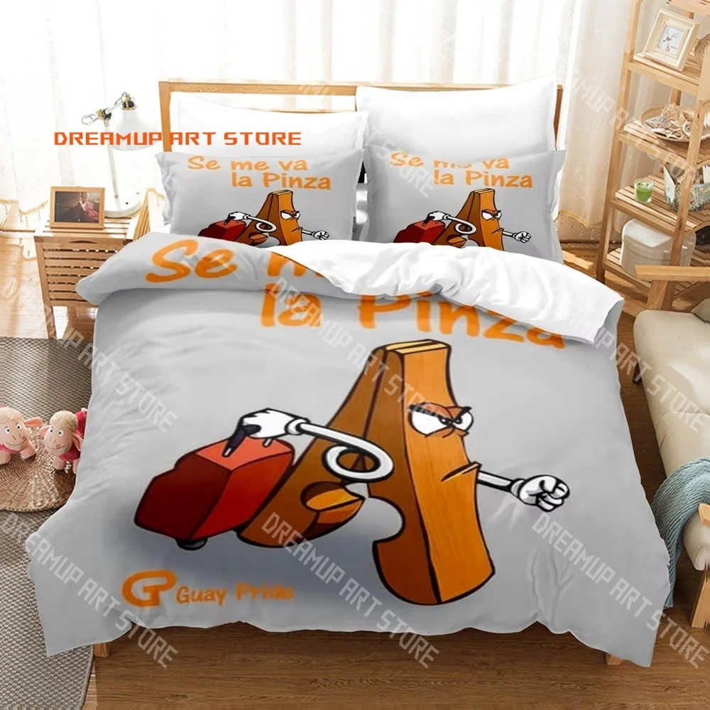 2026 3D Print Funny Running Banana Bedding Set Single Twin Full Queen King Size Bed Set Adult Kid Bedroom Duvetcover Set