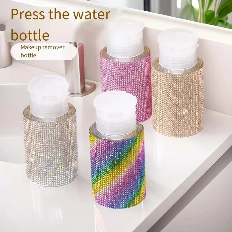 

Бутылка-дозатор для воды объемом 200 мл, многоразовая бутылка для переливания жидкого спирта, контейнер для жидкости для снятия лака, пустая косметическая бутылка.