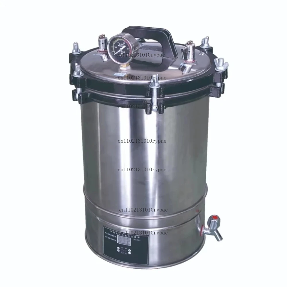 Safe and easy operation Portable autoclaves for both electric and gas heating