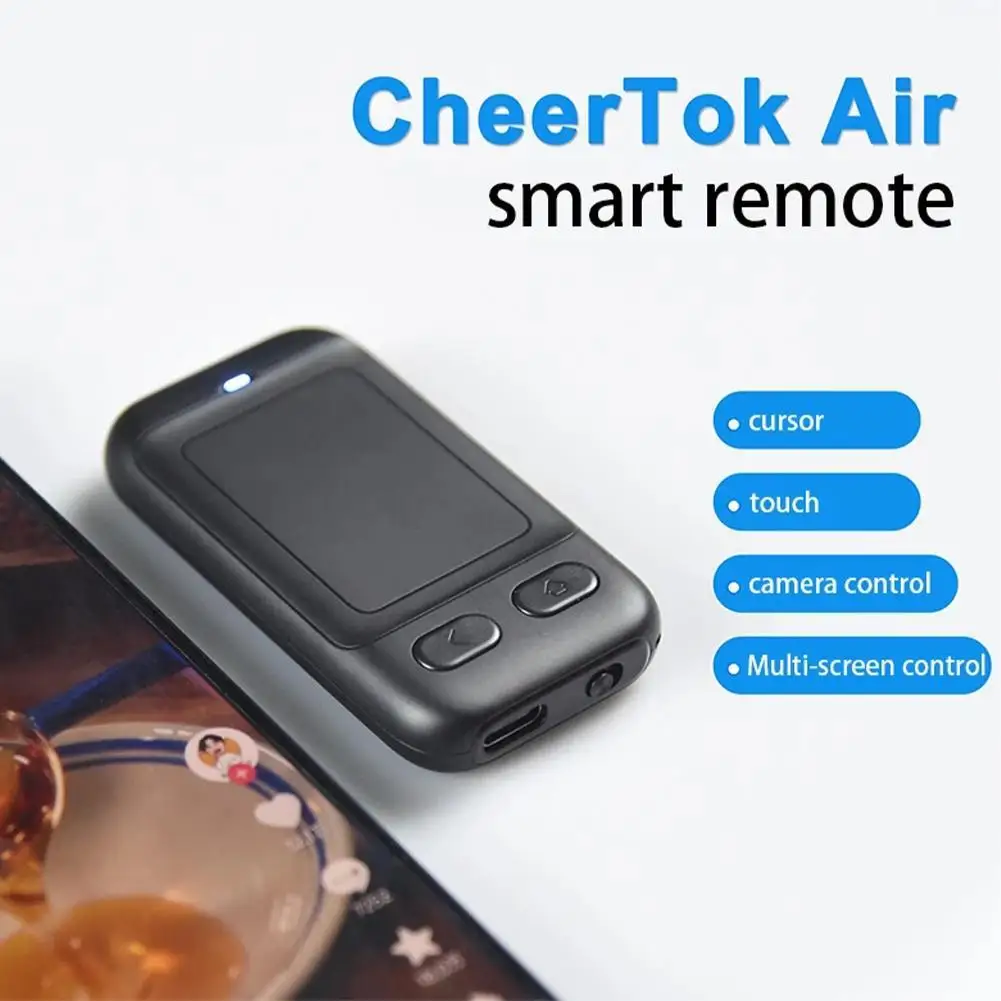 CheerTok Air osobliwość pilot do telefonu komórkowego CHP03 Air Mouse Bluetooth bezprzewodowy Touchpad sterowanie zdjęciami