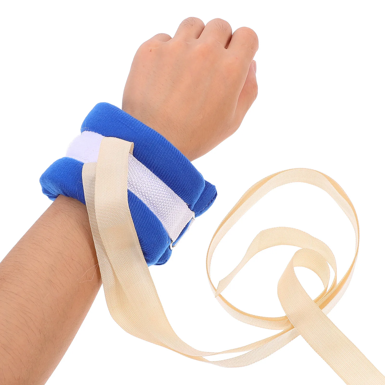 Restraints Dual Thickness Sponge with Adjustable Breathable Cotton Band Quick Release Arm Leg Holder for Hospital