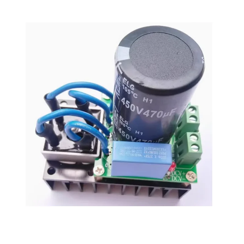 220V10A 470UF450V capacitor rectifier board input 0-220VAC output 0-311VDC