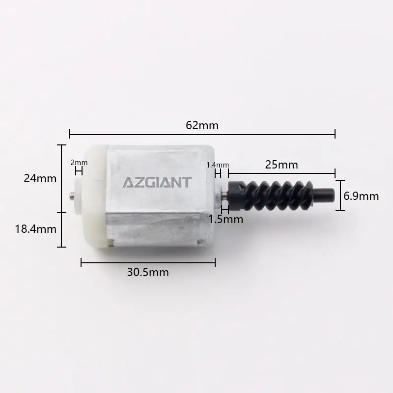 AZGIANT FC-280SC-20150 For Honda Insight/Clarity 2019/2017-2022 Car Rear Trunk Lid Lock Latch Actuator Motor black plastic gear