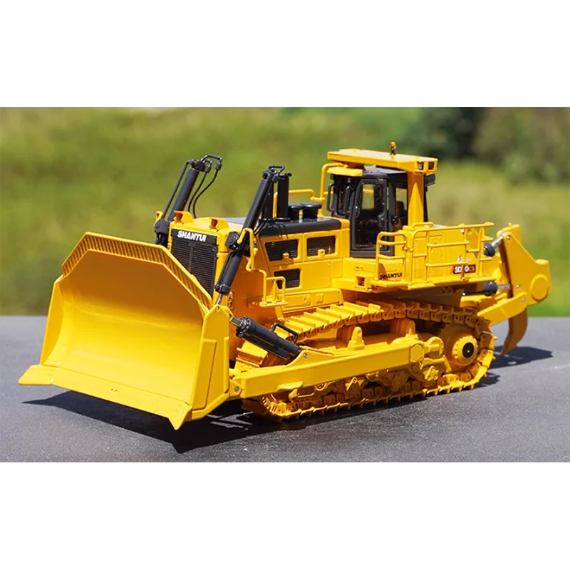 Diecast 1:43 Scale Shantui SD90-C5 Bulldozer Shantui Large Bulldozer Mechanical Engineering Vehicle Alloy Model Gift Toys