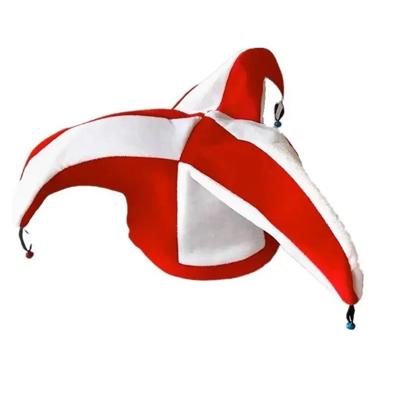 Cosplay per adulti Cappello da clown del circo Cappello da elfo divertente Atmosfera festa Carnevale Compleanno Costume cosplay Halloween Natale