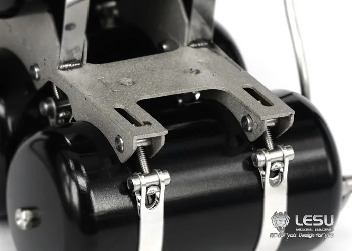 1/14 RC Truck für Tamiya Traktor Simulations-Benzintank Schlammkopf-Dekoration DIY Fernsteuerungs-Zubehör Automodell LESU G-6120 – Detail 5