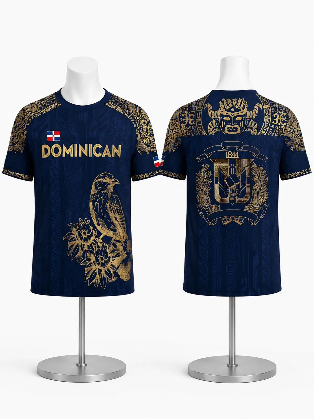 2026 Dominican Republic Football Team Jersey - Summer Style - Breathable Children's Adult T-Shirt for Outdoor Training