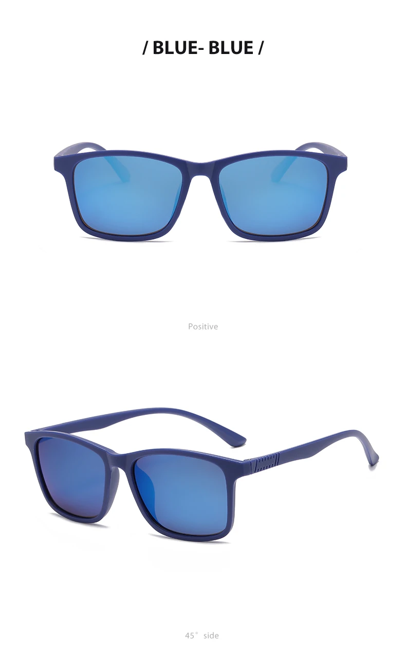 2024 neue Herren Business Polarisierte Sonnenbrille Quadratischen Rahmen Mode Sonnenbrillen Outdoor Angeln Fahren – Detail 13