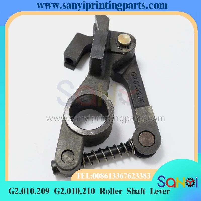 1 ชุดที่ดีที่สุดคุณภาพ G2.010.209 G2.010.210 Roller SHAFT LEVER สําหรับ Heidelberg SM52 PM52 การพิมพ์เครื่อง
