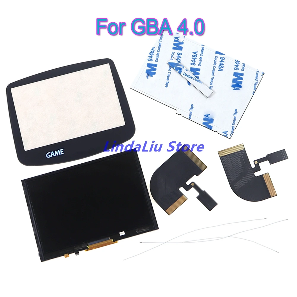 

1set High Brightness V4 IPS LCD for Nintend GBA Console V4.0 LCD Screen Kits For GBA Console Point to Point